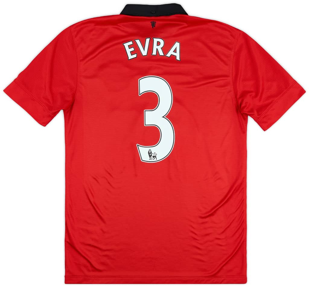 2013-14 Manchester United Home Shirt Evra #3 - 5/10 - (M)
