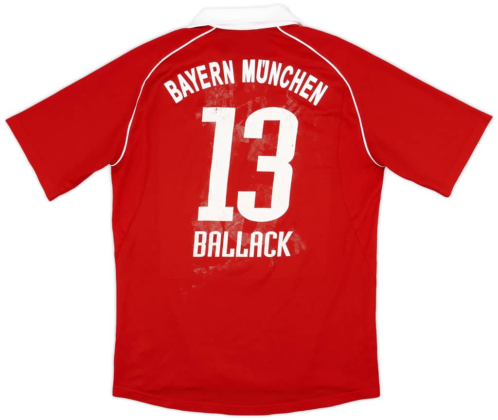 2005-06 Bayern Munich Home Shirt Ballack #13 - 5/10 - (M)