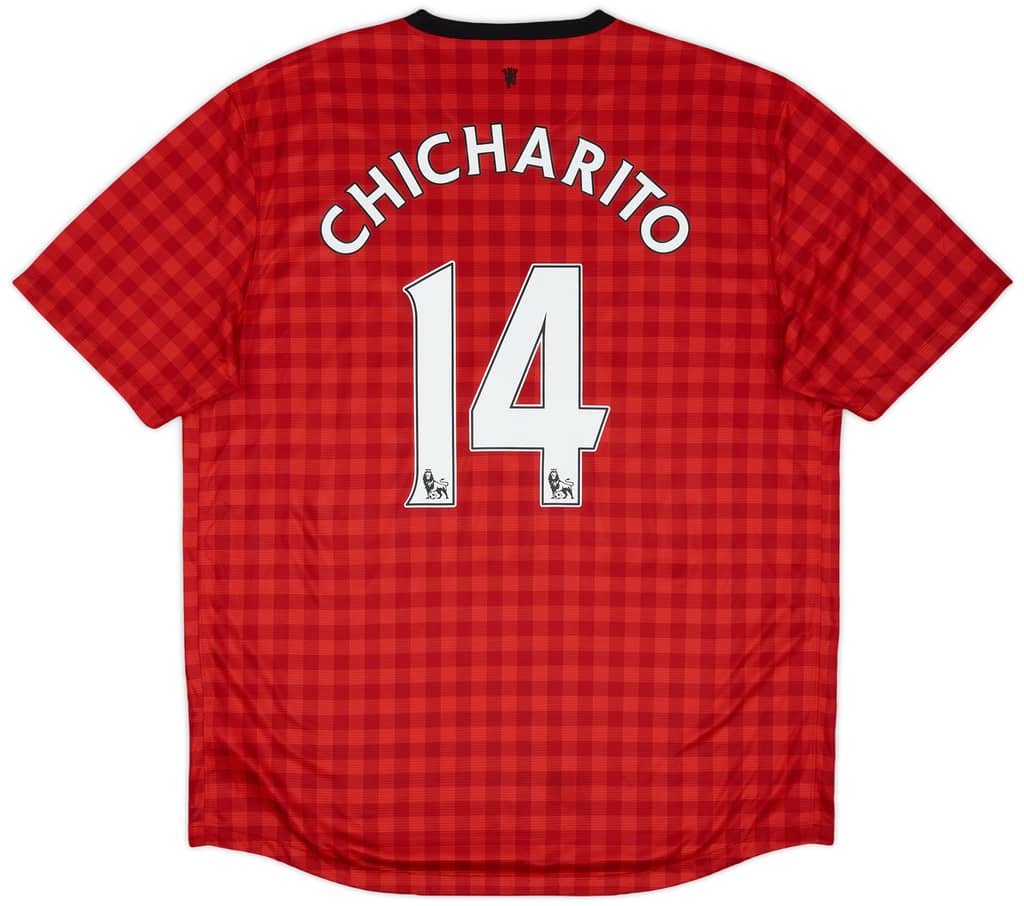 2012-13 Manchester United Home Shirt Chicharito #14