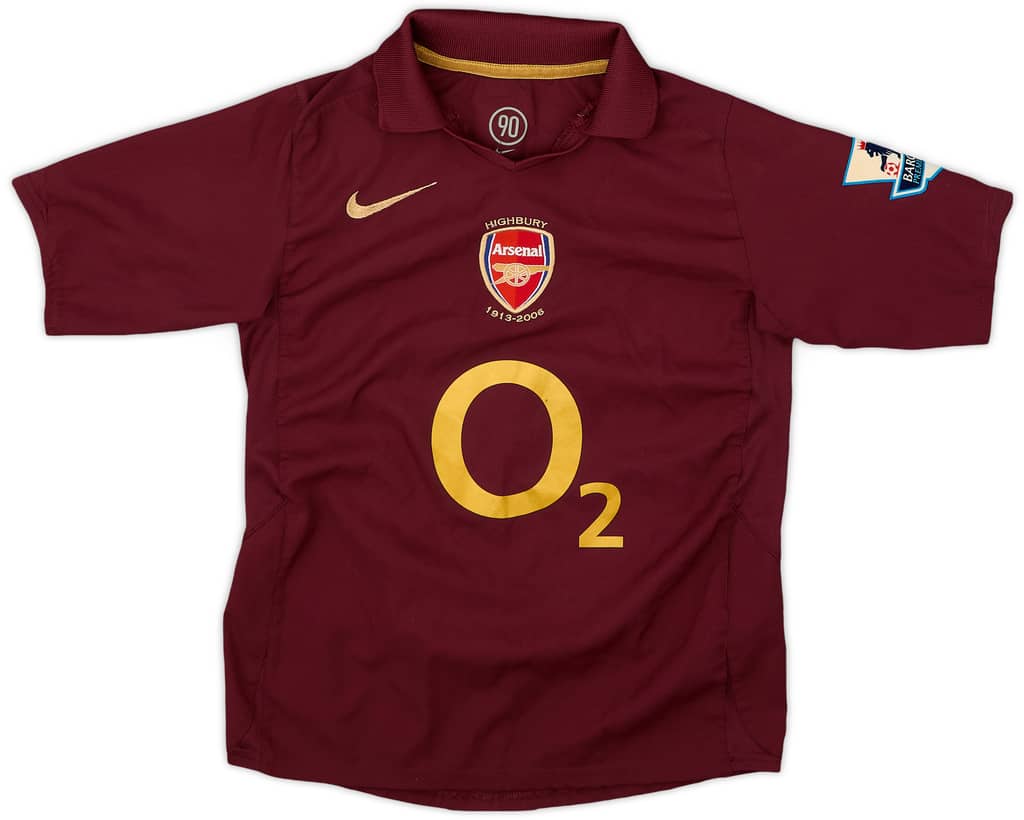 2005-06 Arsenal Home Shirt Freddie #8 - 8/10 - (S.Boys)