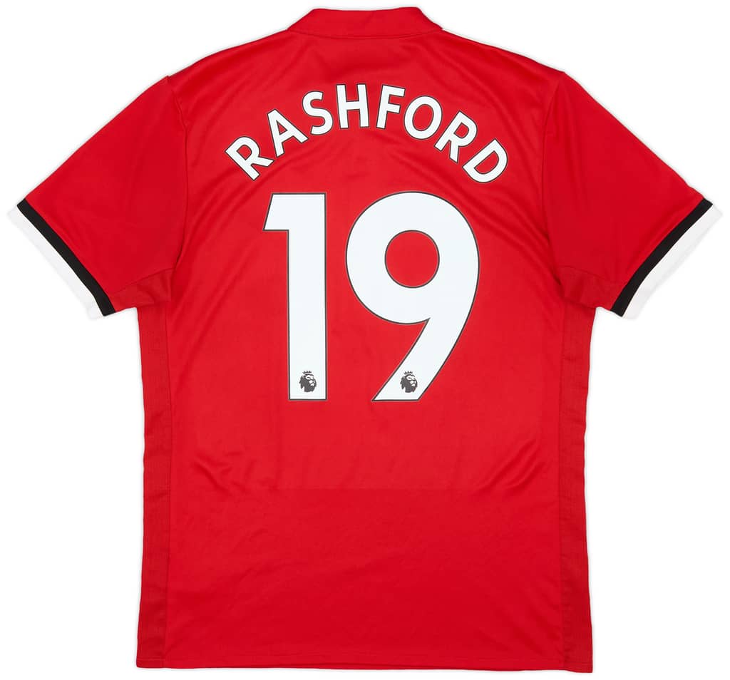 2017-18 Manchester United Home Shirt Rashford #19 - 7/10 - (M)