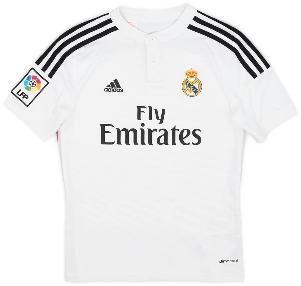 2014-15 Real Madrid Home Shirt - 8/10 - (M.Boys)