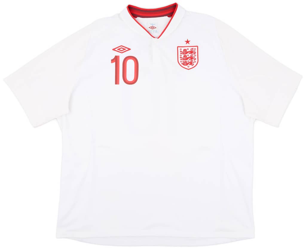 2012-13 England Home Shirt Rooney #10 - 8/10 - (3XL)