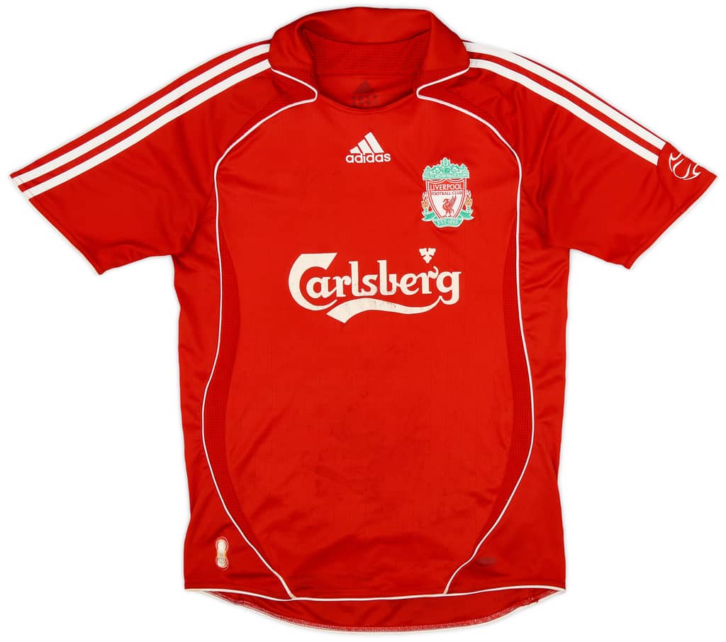 2006-08 Liverpool Home Shirt Alonso #14 - 5/10 - (S)
