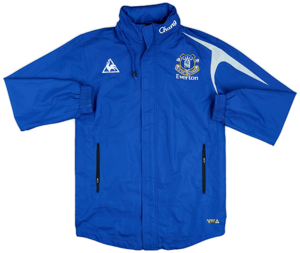 2009-10 Everton Le Coq Sportif Hooded Rain Jacket - 8/10 - (S)