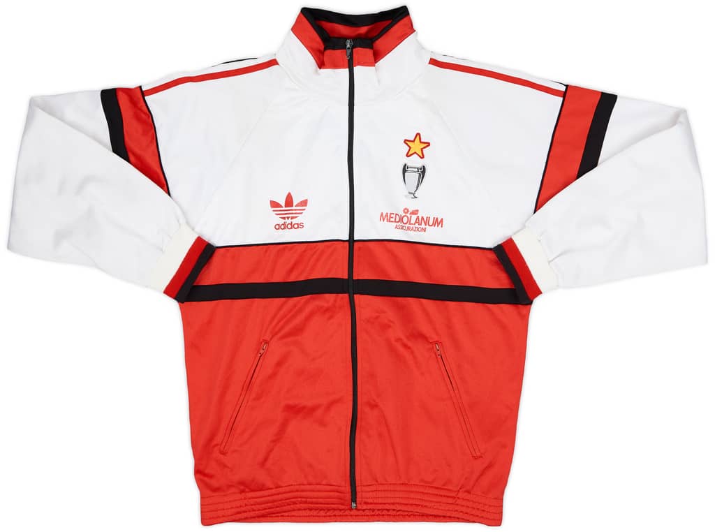 1990-92 AC Milan adidas Track Jacket - 6/10 - (M)