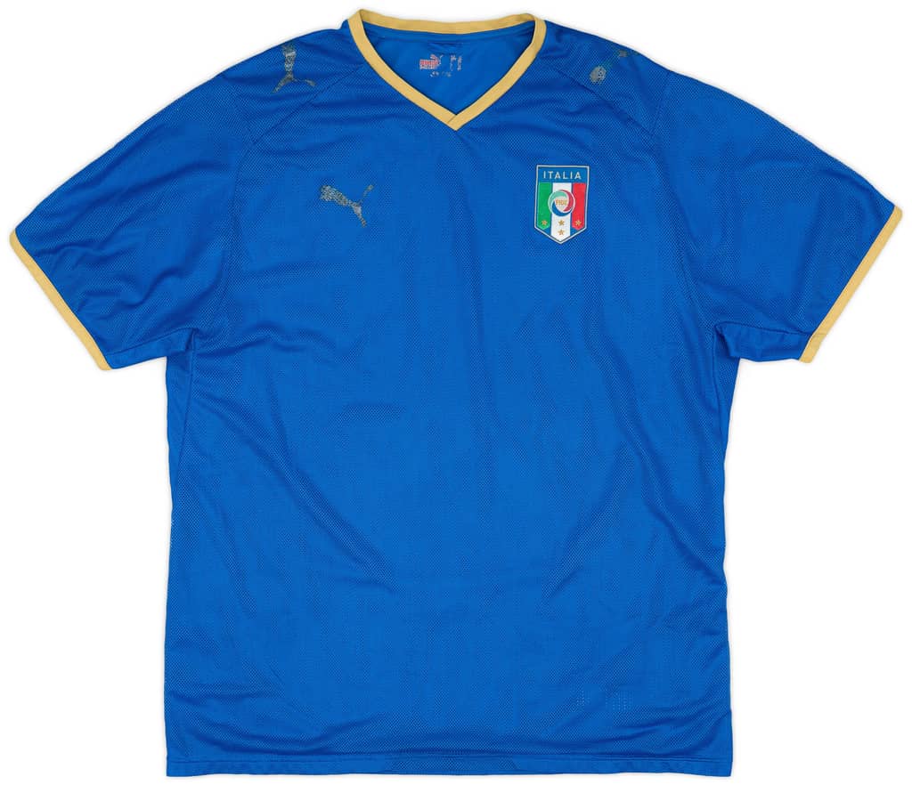 2007-08 Italy Home Shirt - 4/10 - (XL)
