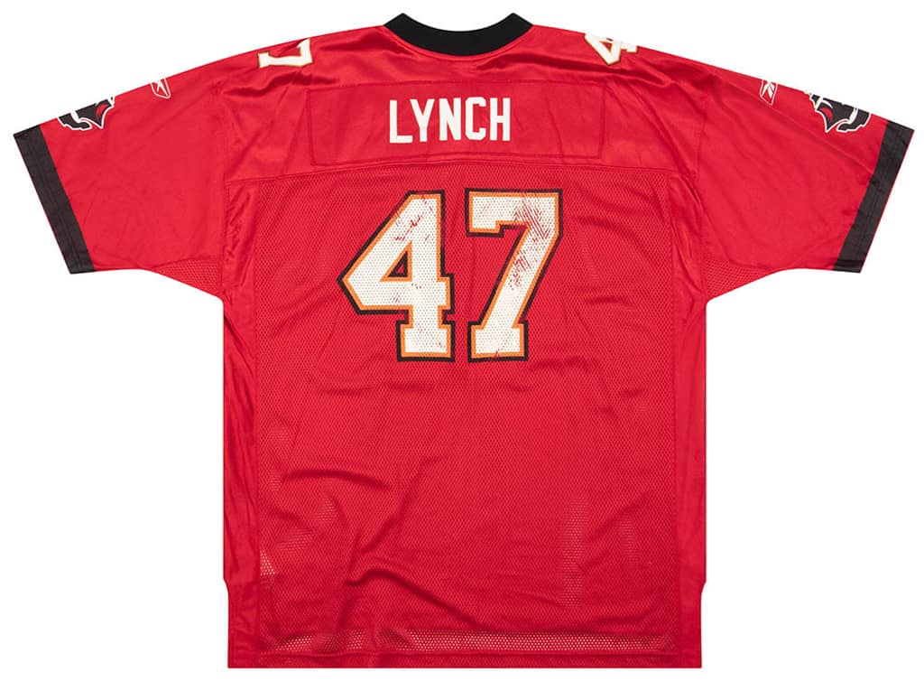 2002-03 Tampa Bay Buccaneers Lynch #47 Reebok On Field Jersey (Home) XXL