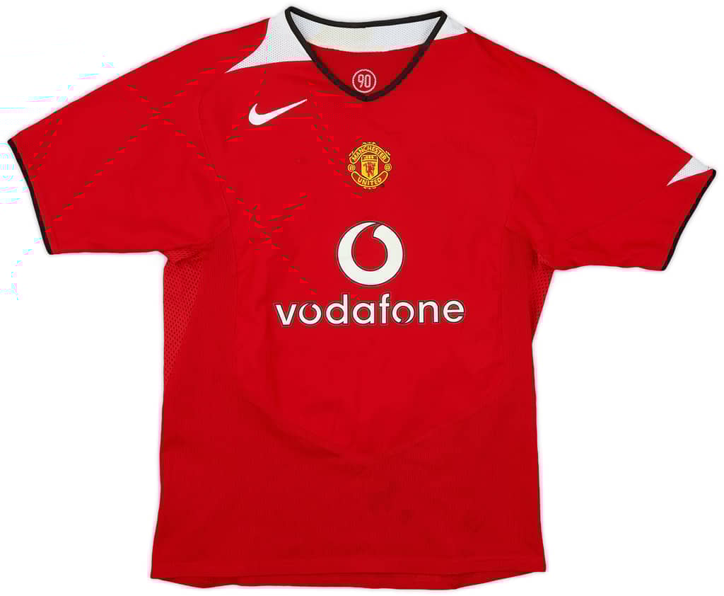 2004-06 Manchester United Home Shirt - 7/10 - (L.Boys)