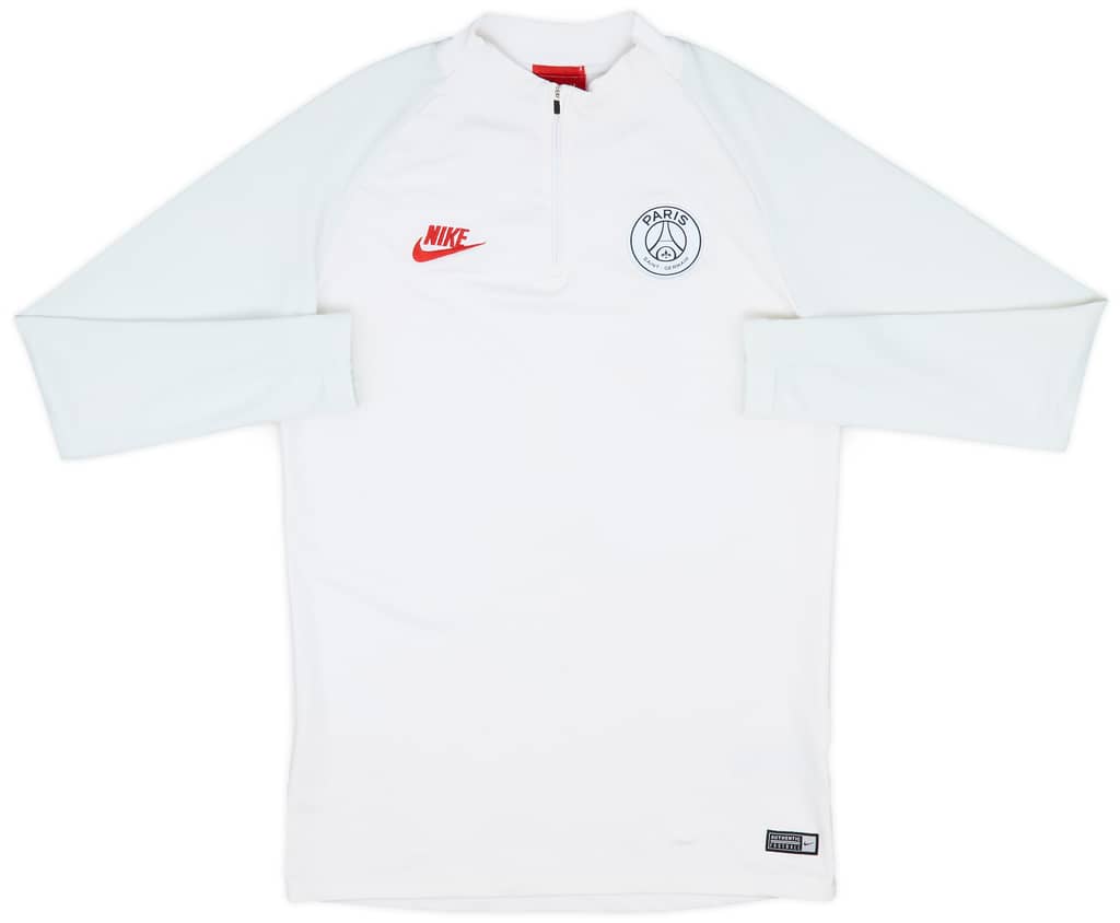 2019-20 Paris Saint-Germain Nike 1/4 Zip Drill Top - 6/10 - (M)