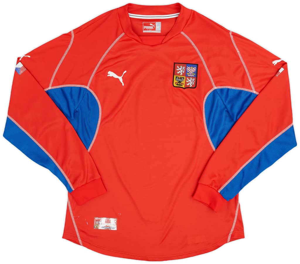 2002-04 Czech Republic Home L/S Shirt - 7/10 - (XXL)