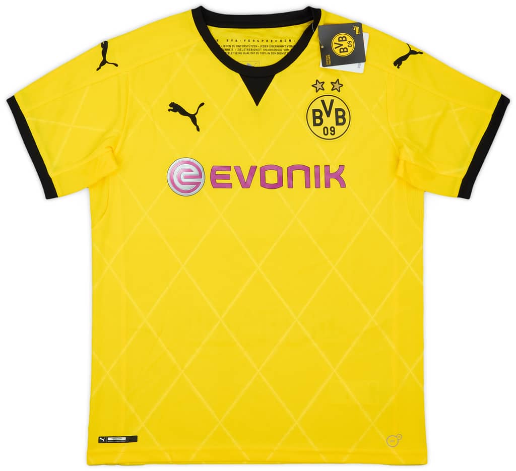 2015-16 Dortmund European Home Shirt Bender #6 (XL.Boys)