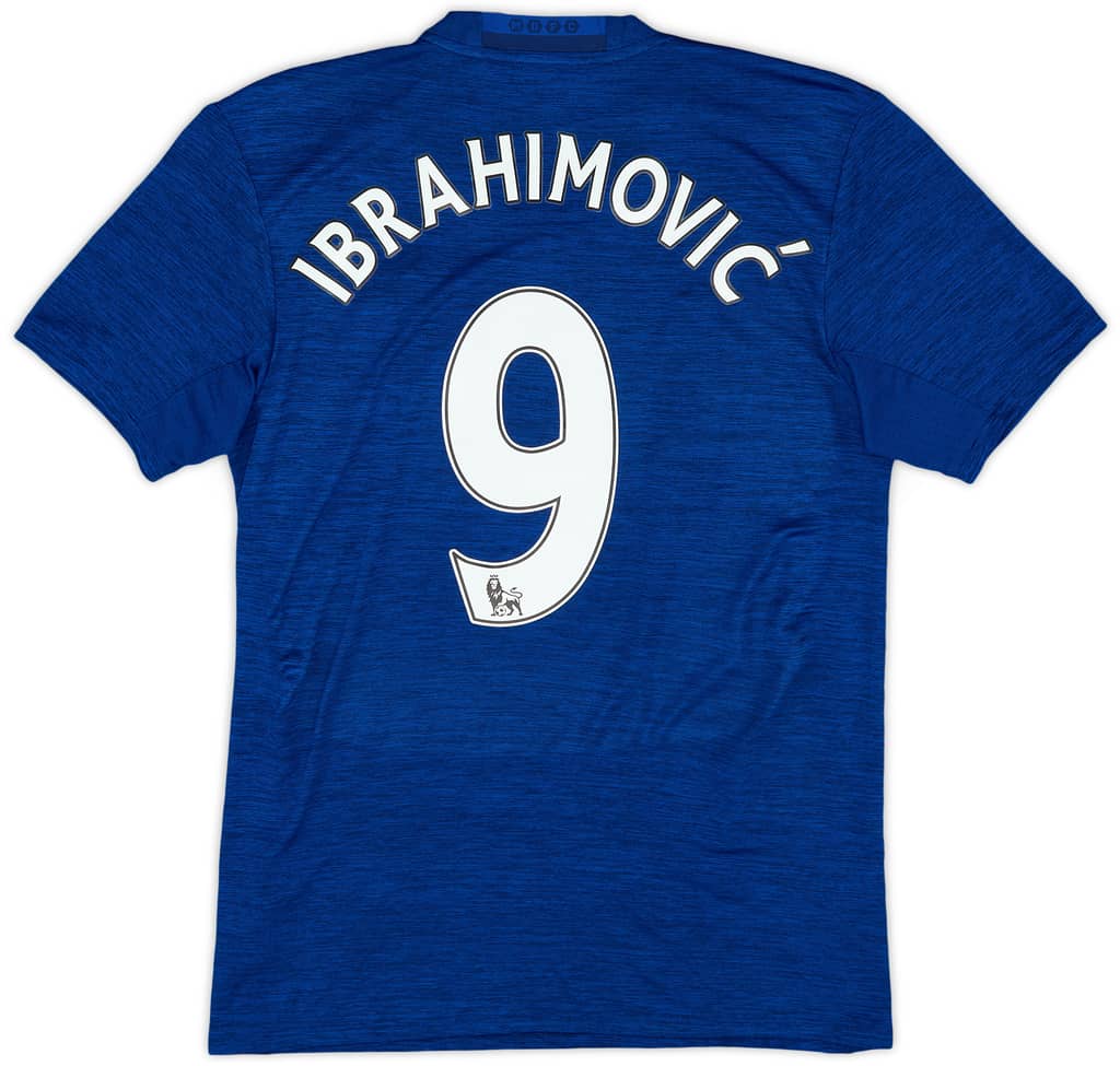 2016-17 Manchester United Away Shirt Ibrahimovic #9 - 9/10 - (XS)