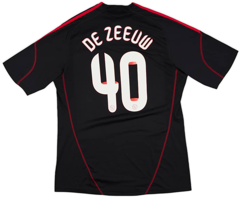 2009-10 Ajax Away Shirt De Zeeuw #40 - 8/10 - (L)