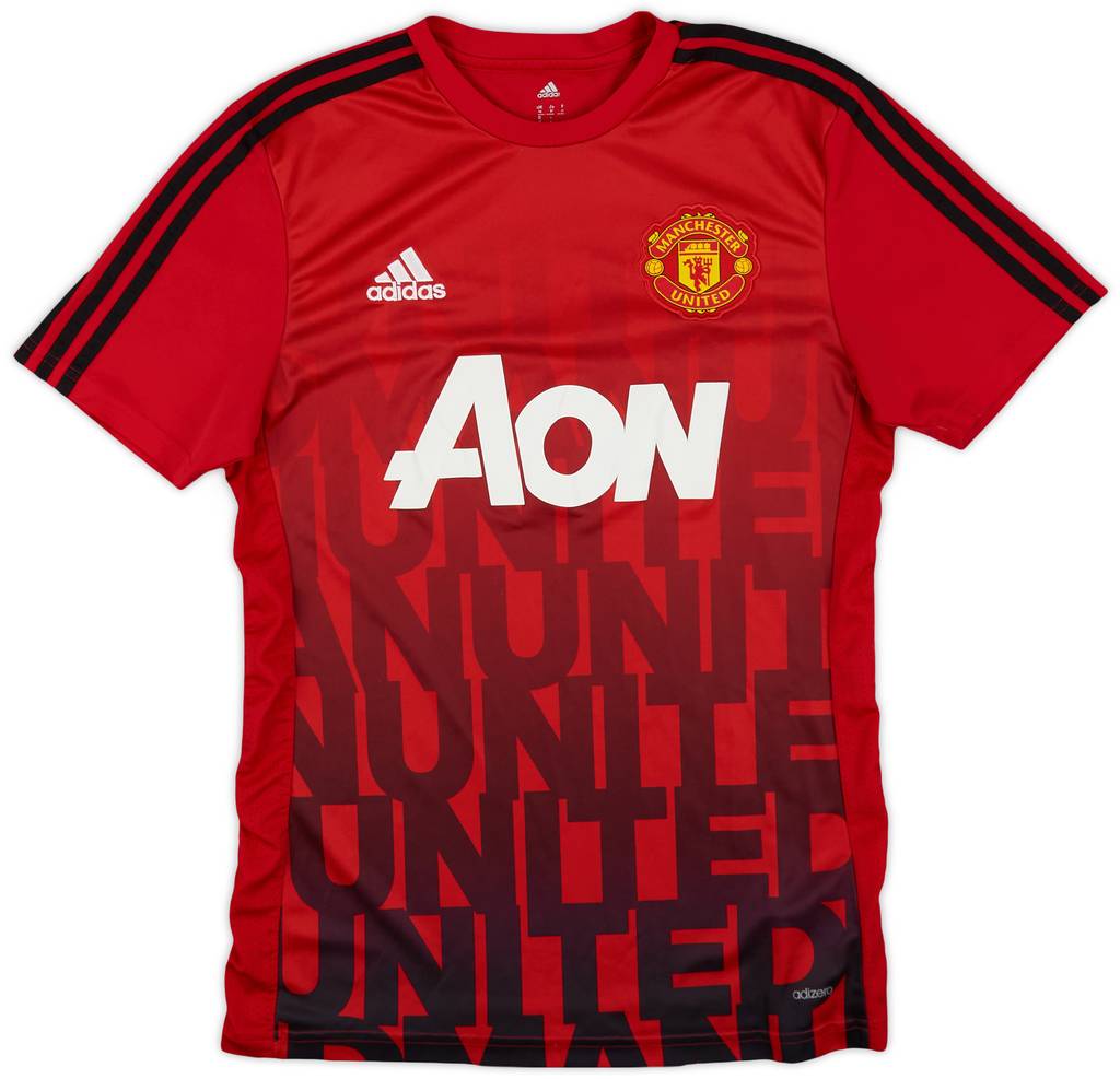 2016-17 Manchester United adidas Training Shirt - 9/10 - (M)
