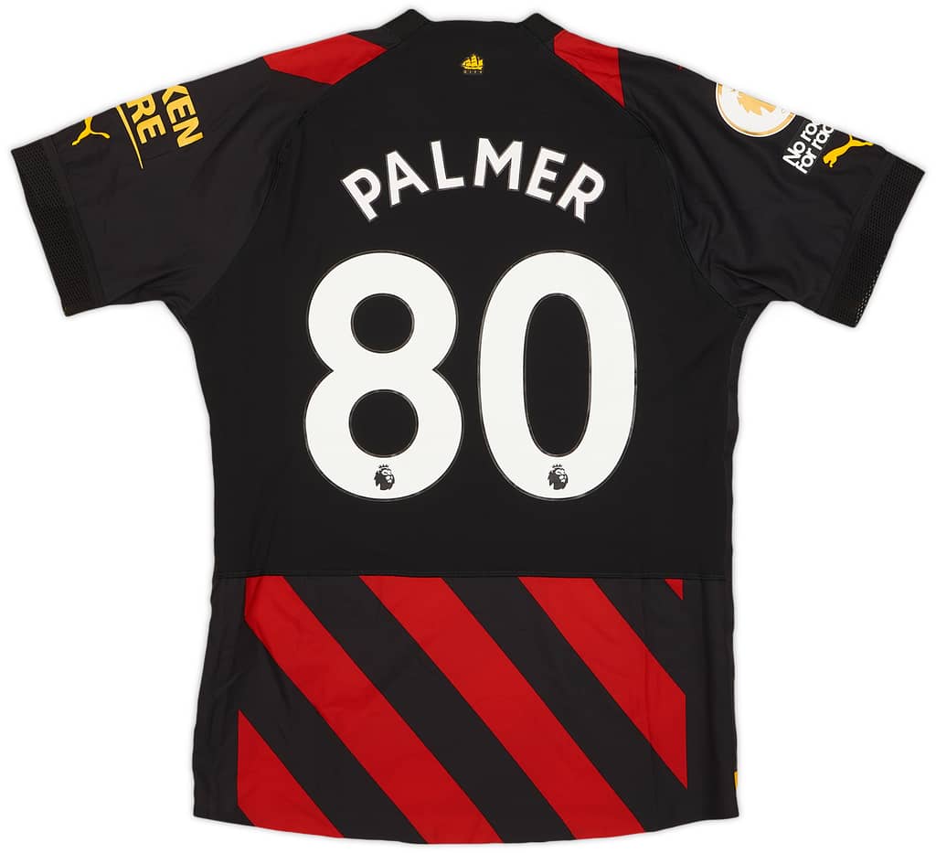 2022-23 Manchester City Match Issue Away Shirt Palmer #80