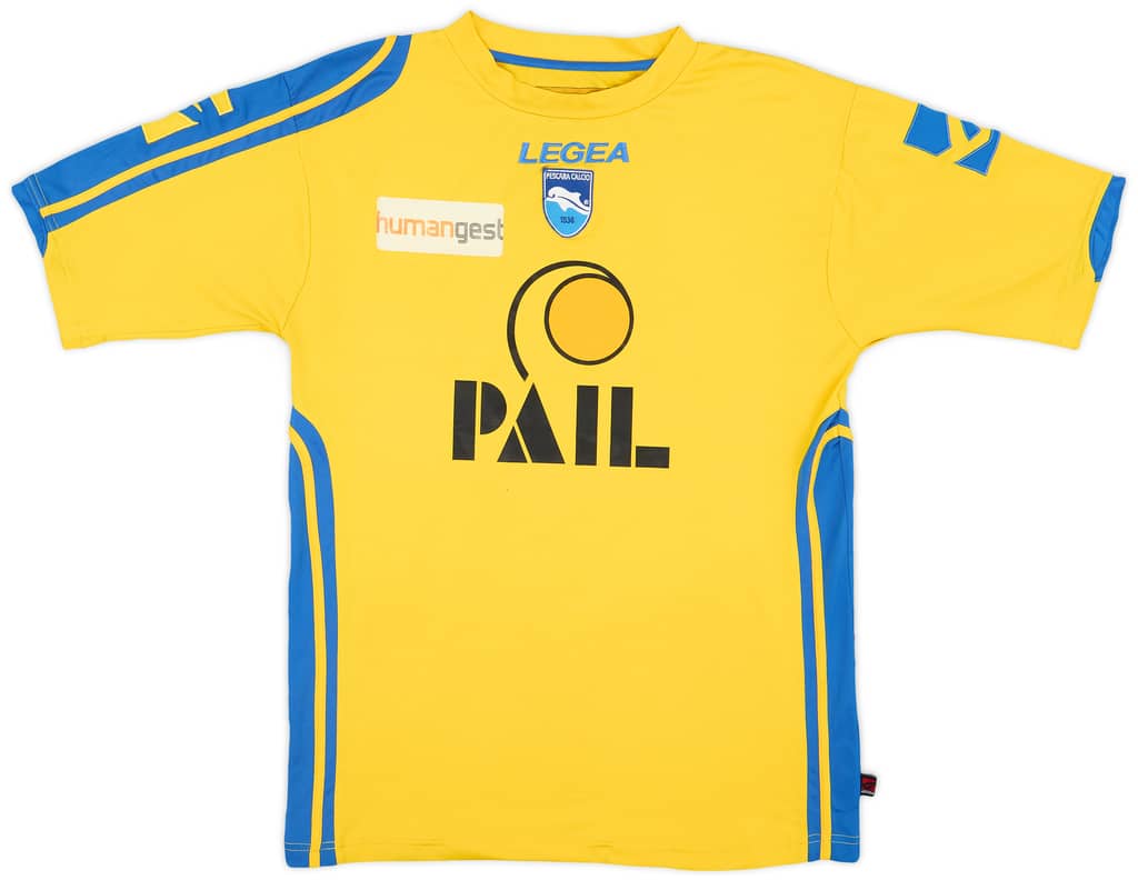 2010-11 Pescara Match Issue Away Shirt Mengoni #5