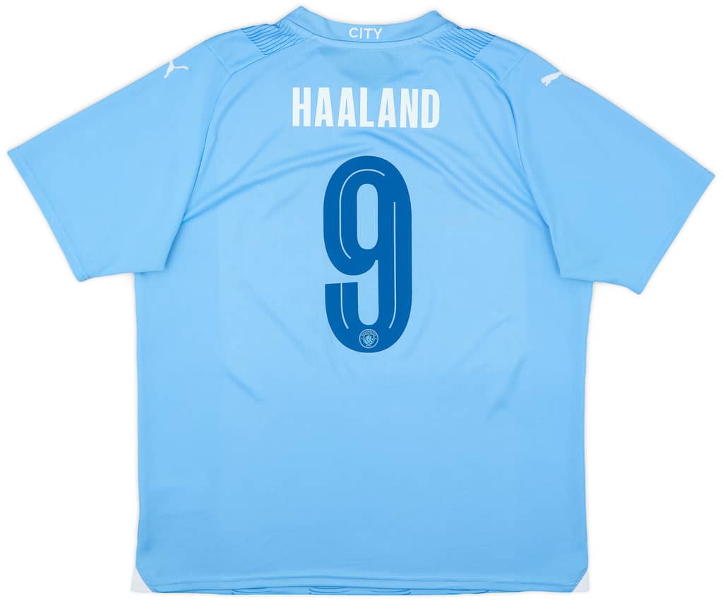 2023-24 Manchester City Home Shirt Haaland #9 - 10/10 - (XL)
