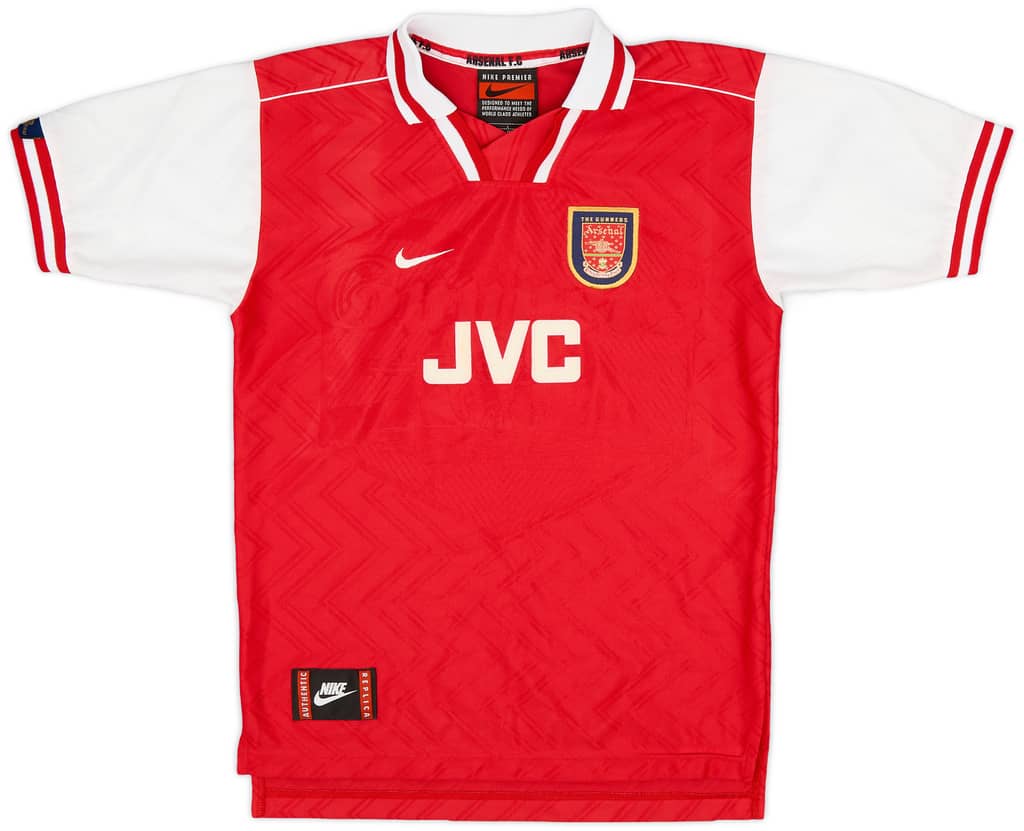 1996-98 Arsenal Home Shirt - 9/10 - (L.Boys)