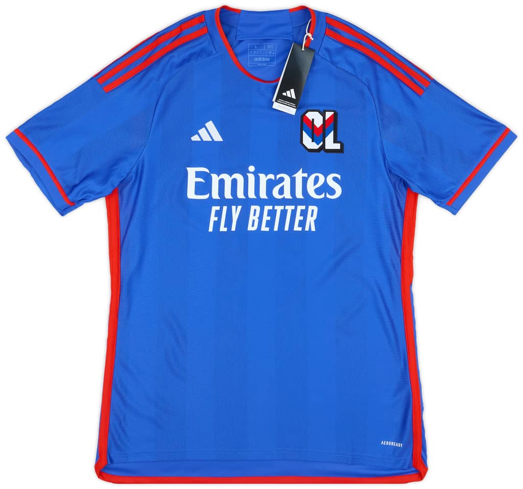 2023-24 Lyon Away Shirt Lacazette #10
