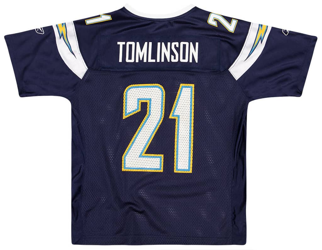 2007 San Diego Chargers Tomlinson #21 Reebok On Field Jersey (Home) Womens (M)