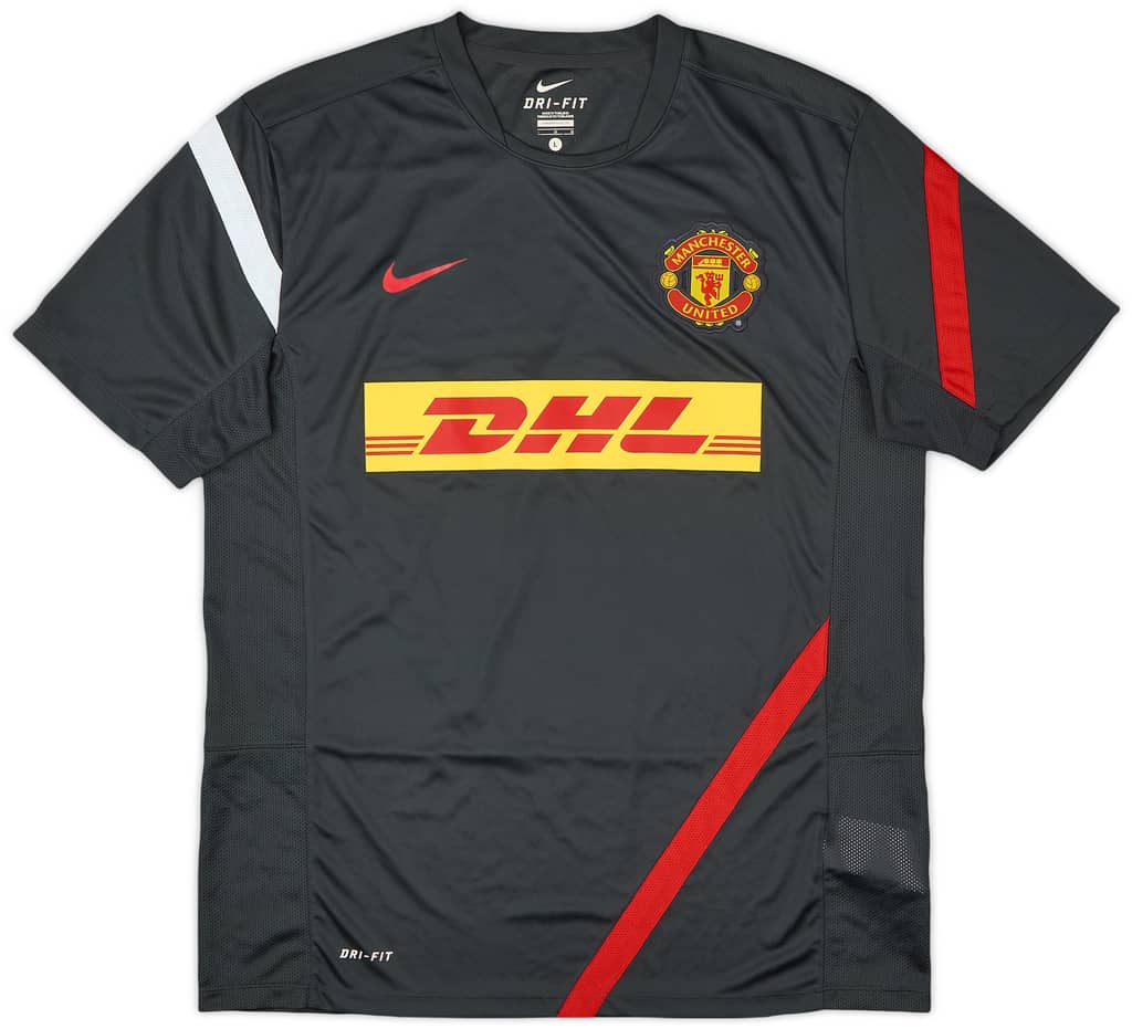 2012-13 Manchester United Nike Training Shirt - 9/10 - (L)