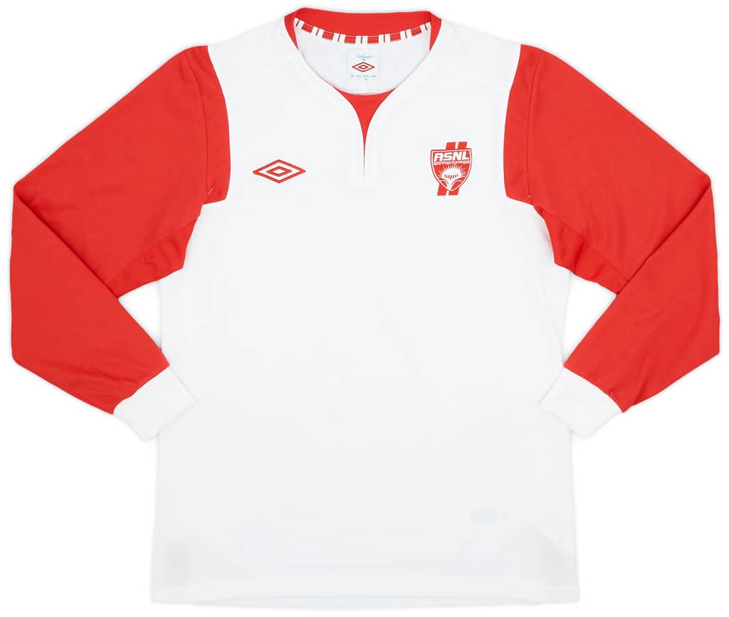 2012-13 AS Nancy Home L/S Shirt - 9/10 - (S)