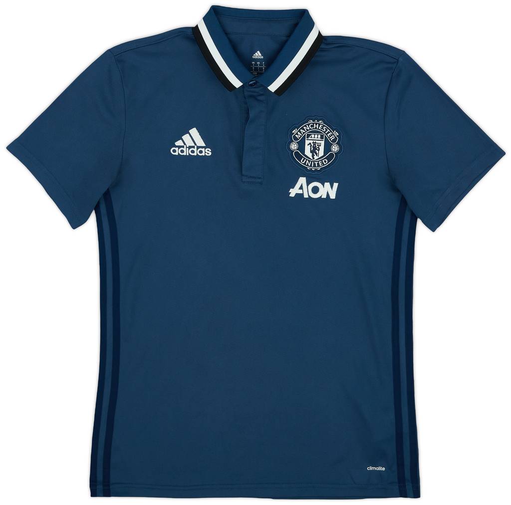 2016-17 Manchester United adidas Polo Shirt - 10/10 - (S)