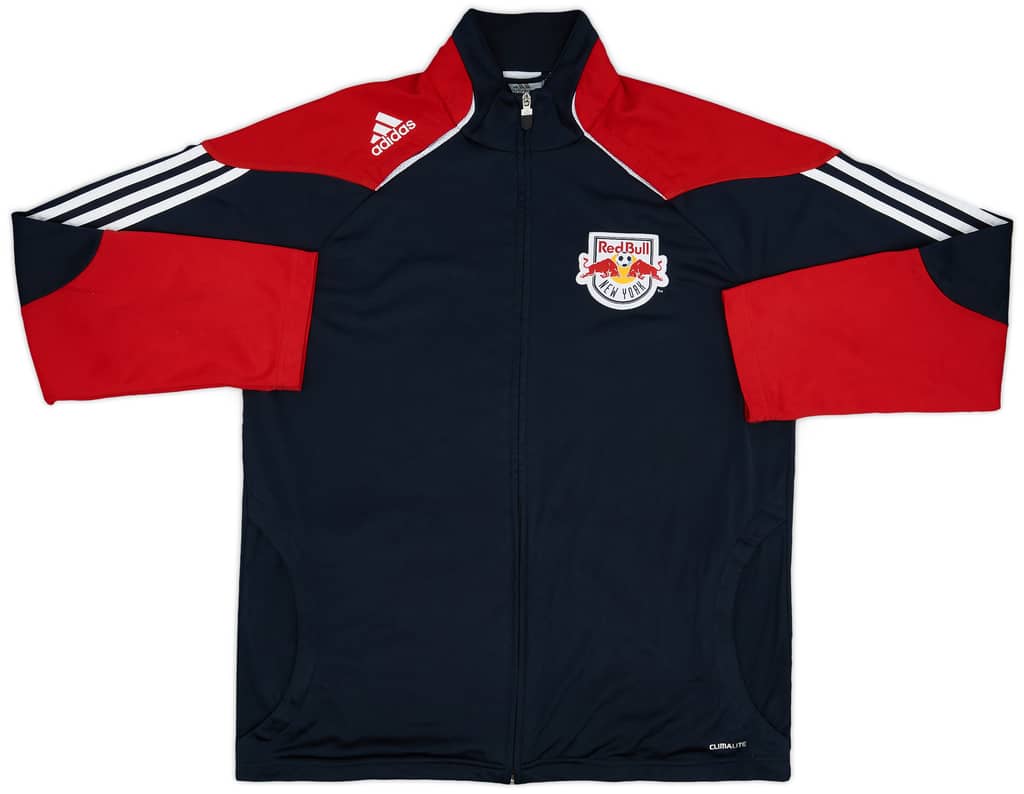 2009-10 New York Red Bulls adidas Track Jacket - 8/10 - (M)