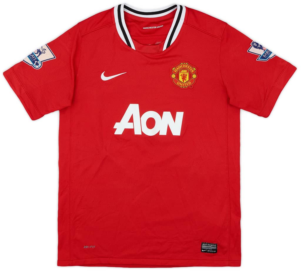 2011-12 Manchester United Home Shirt - 6/10 - (L.Boys)
