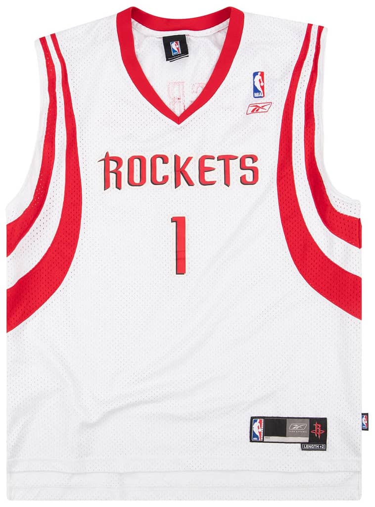 2004-06 Houston Rockets McGrady #1 Reebok Swingman Jersey (Home) XXL