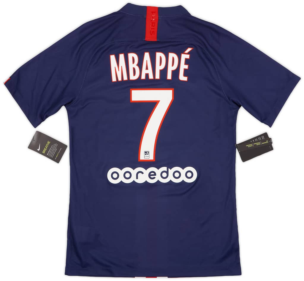 2019-20 Paris Saint-Germain Home Shirt Mbappe #7 (S)