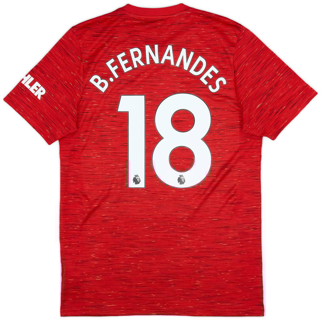 2020-21 Manchester United Home Shirt B.Fernandes #18 - 10/10 - (M)