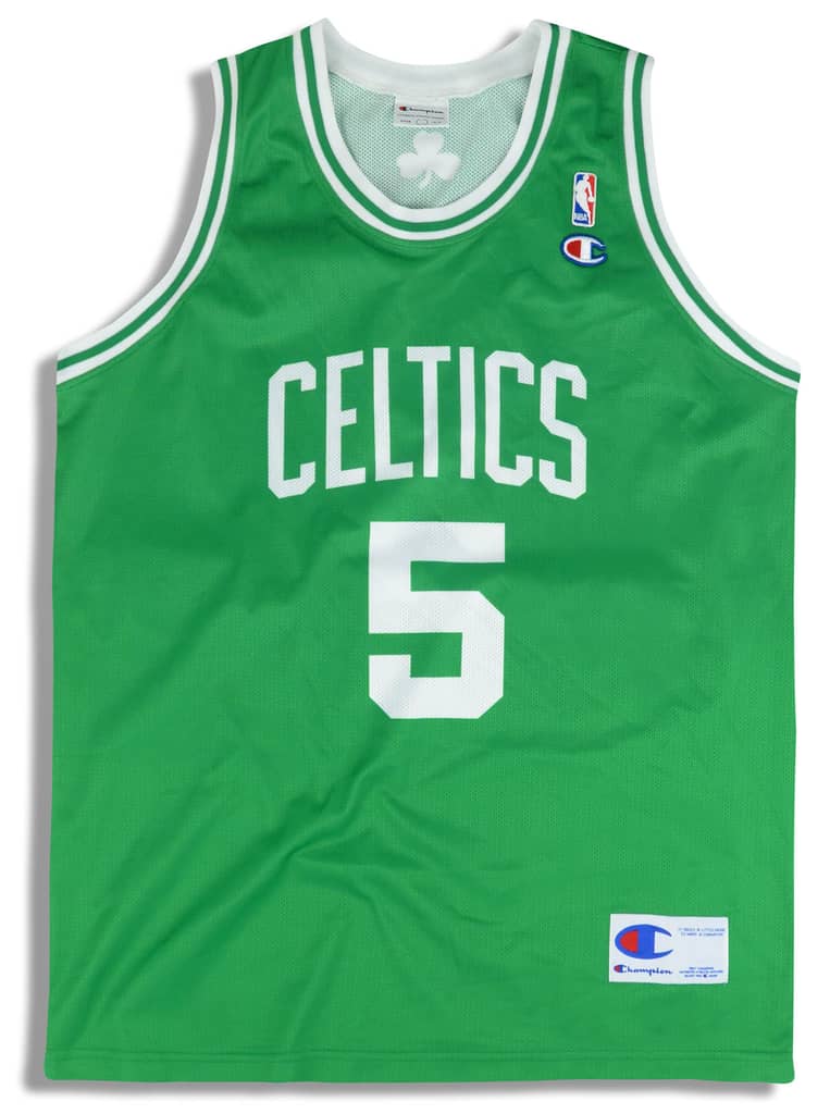 2007-10 Boston Celtics Garnett #5 Champion Jersey (Away) M