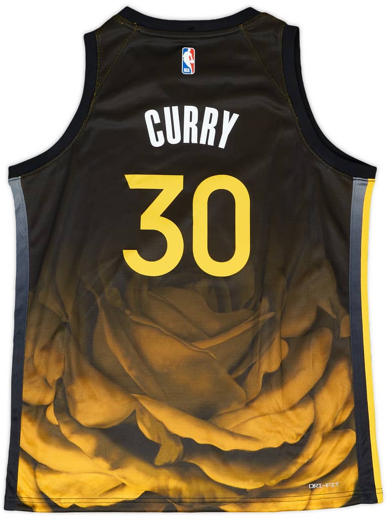 2022-23 Golden State Warriors Curry #30 Nike Swingman Alternate Jersey (L.Boys)
