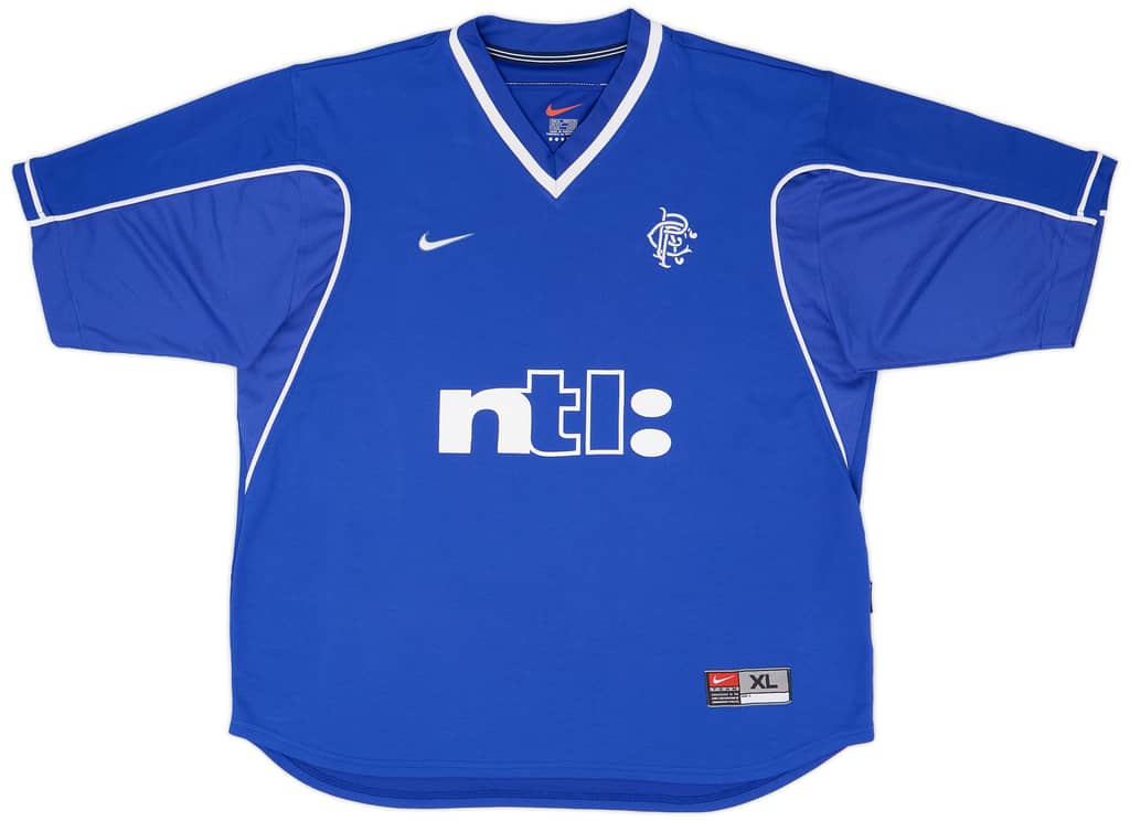 1999-01 Rangers Home Shirt - 9/10 - (XL)