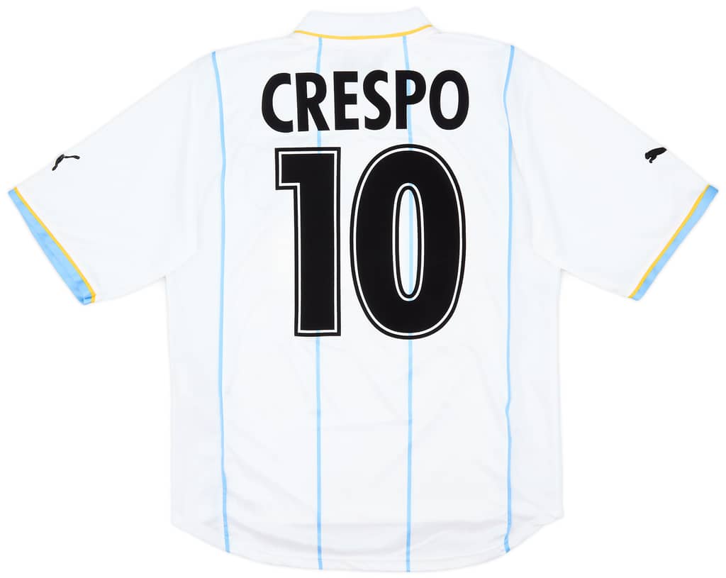 2001-02 Lazio European Home Shirt Crespo #10 - 8/10 - (S)
