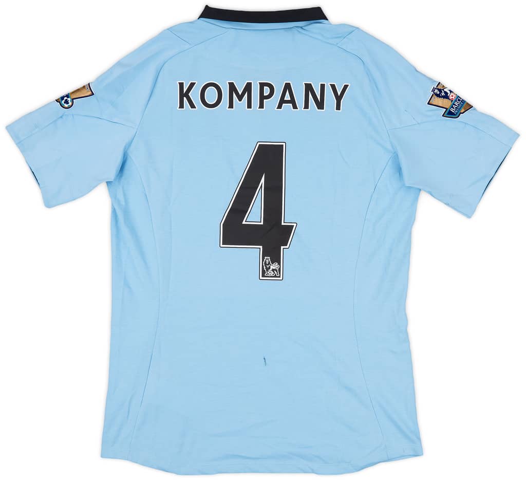 2012-13 Manchester City Home Shirt Kompany #4 (M)