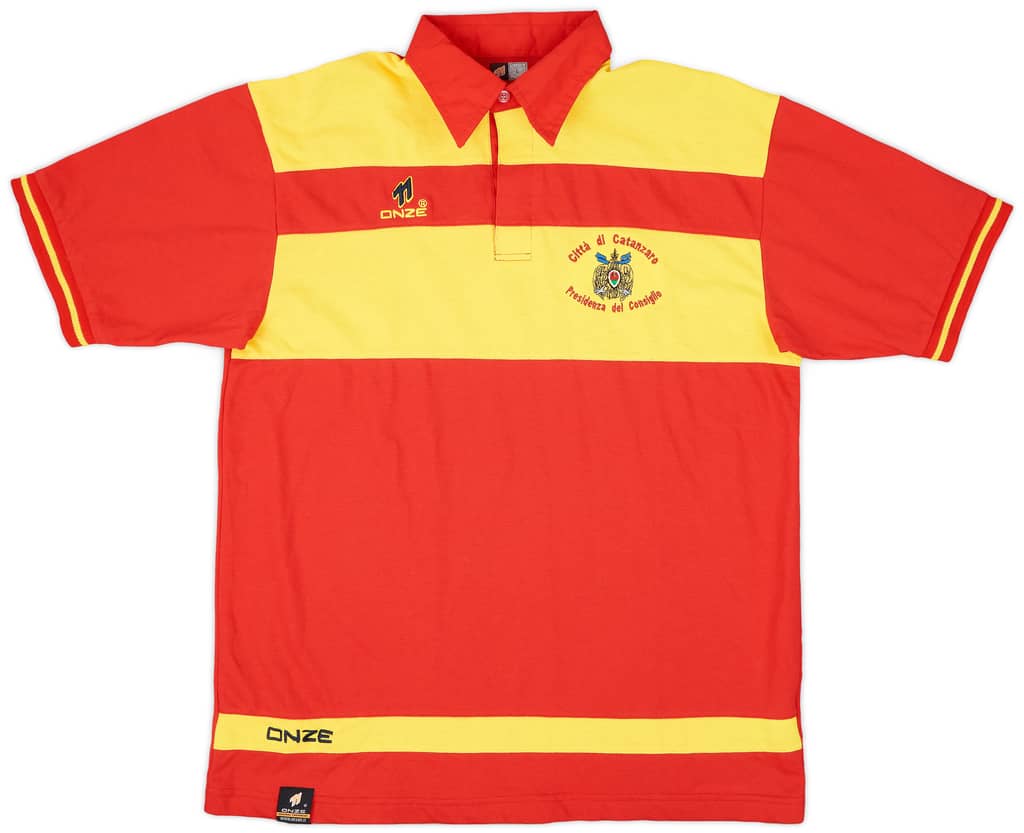 2001-02 Catanzaro Onze Polo Shirt - 8/10 - (L)