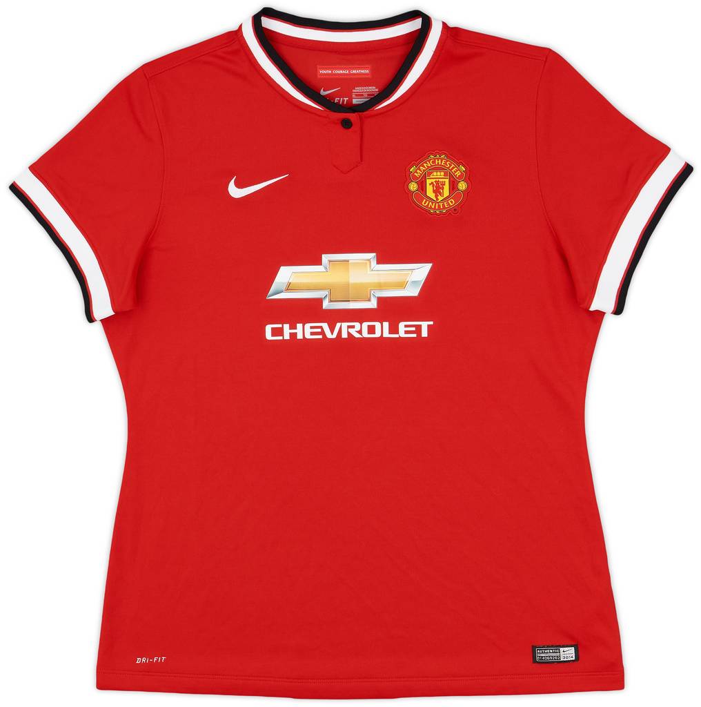 2014-15 Manchester United Home Shirt - 8/10 - (Women's XL)