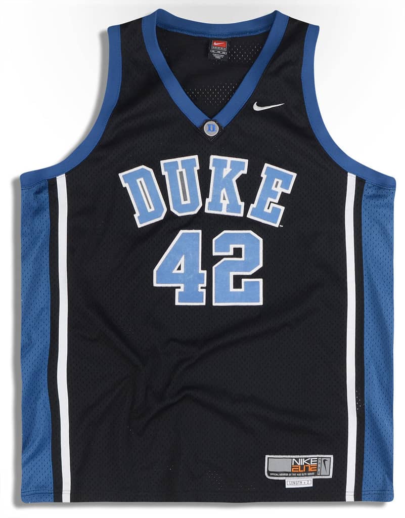 2001-02 Authentic Duke Blue Devils Love #42 Nike Jersey (Alternate) XL