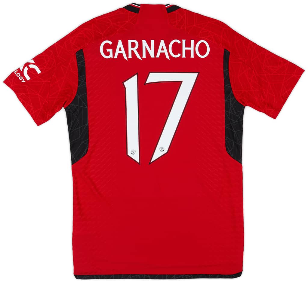 2023-24 Manchester United Authentic Home Shirt Garnacho #17