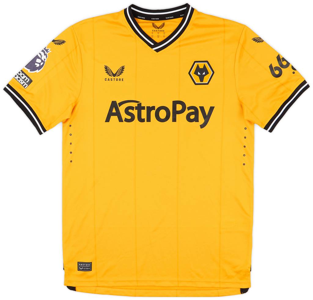 2023-24 Wolves Match Issue Home Shirt Doyle #20
