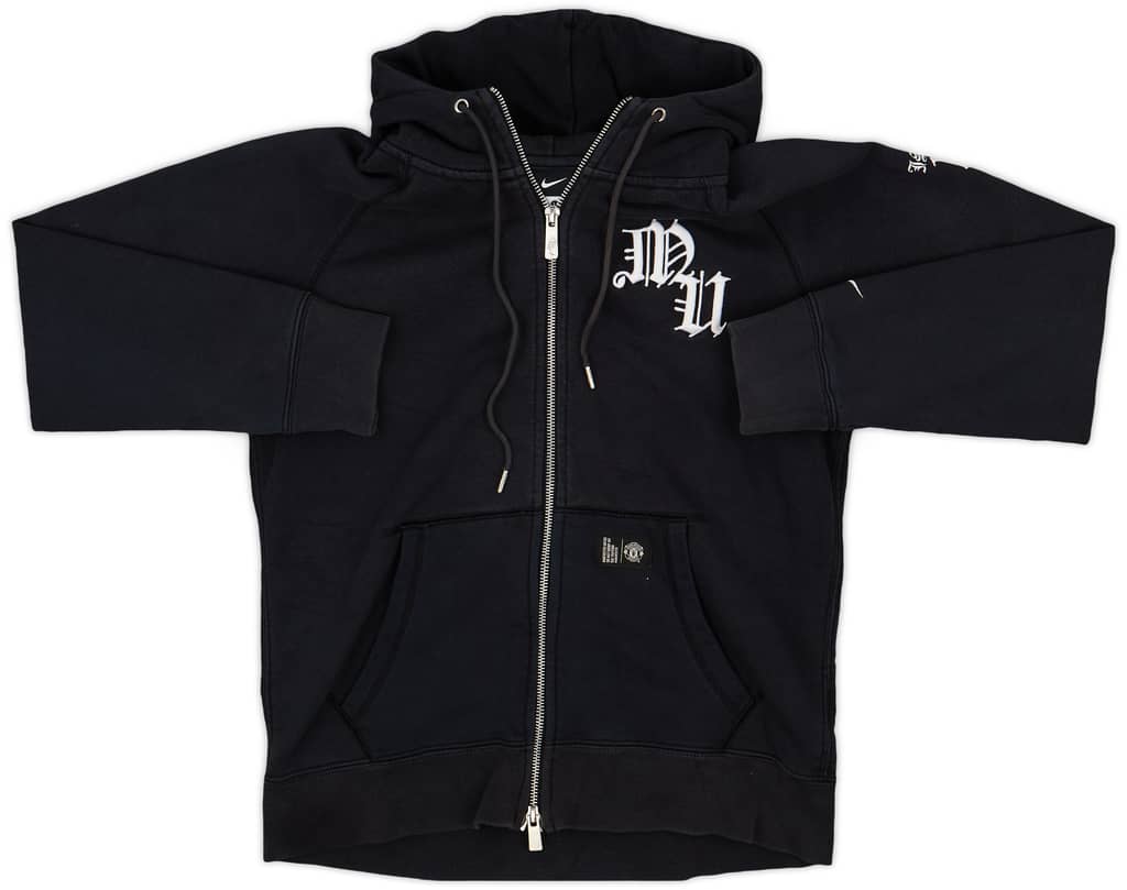 2011-12 Manchester United Nike Hooded Sweat Top - 7/10 - (L)