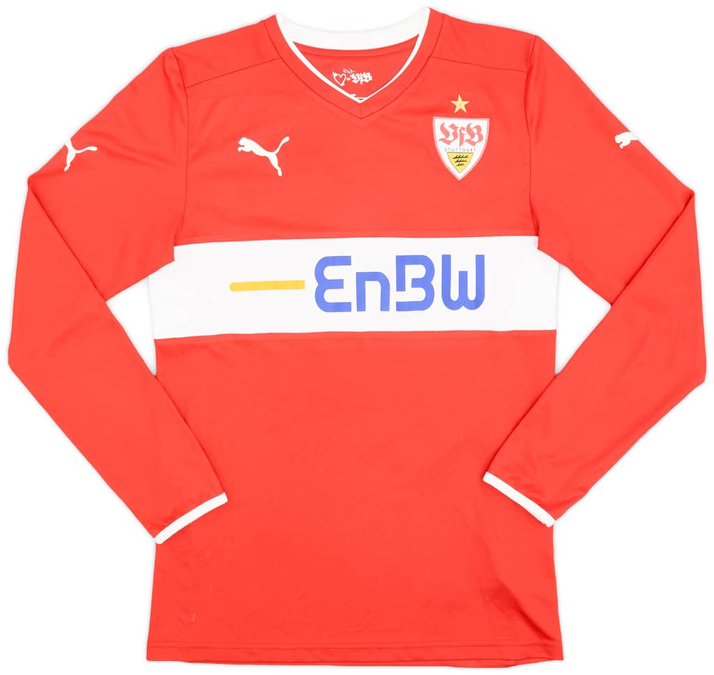 2012-14 Stuttgart Away L/S Shirt #18 - 6/10 - (S)