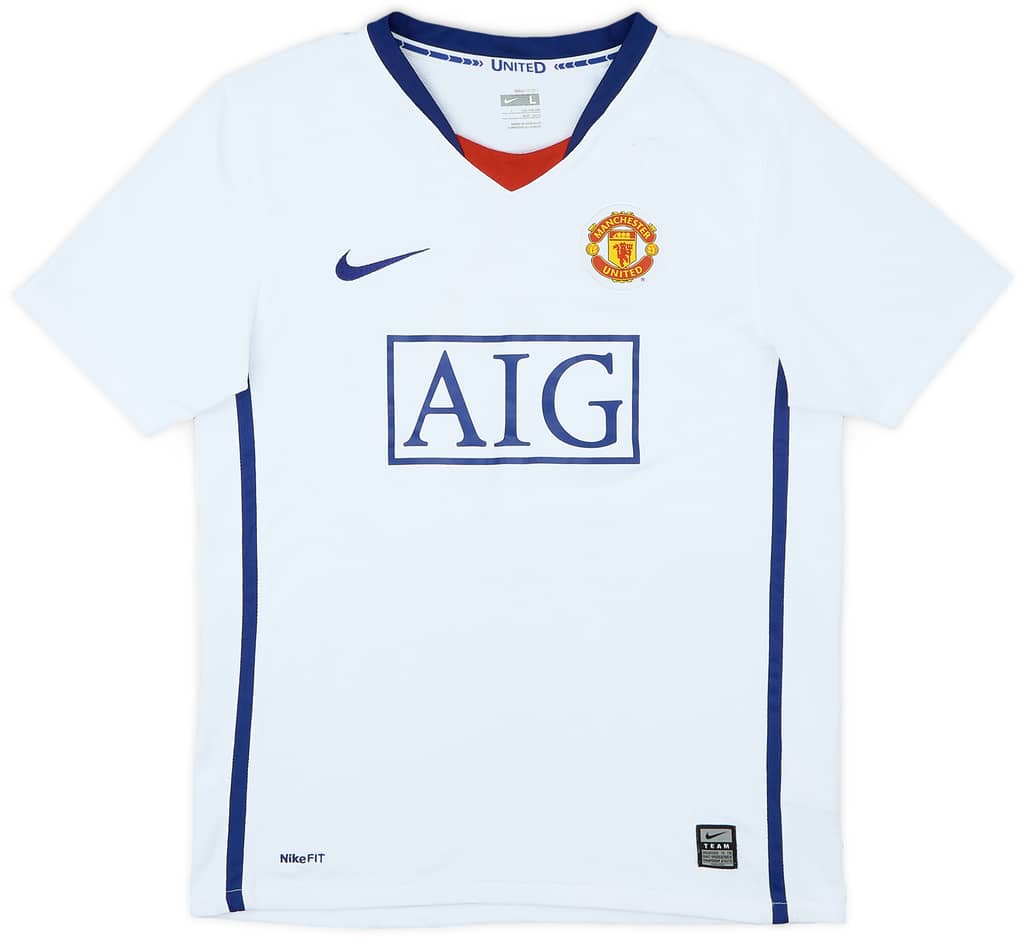 2008-10 Manchester United Away Shirt - 5/10 - (L.Boys)