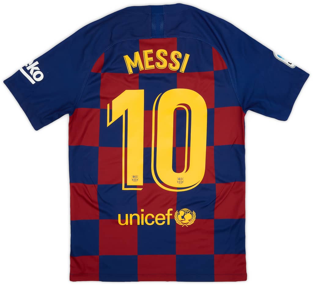 2019-20 Barcelona Home Shirt Messi #10 - 8/10 - (S)