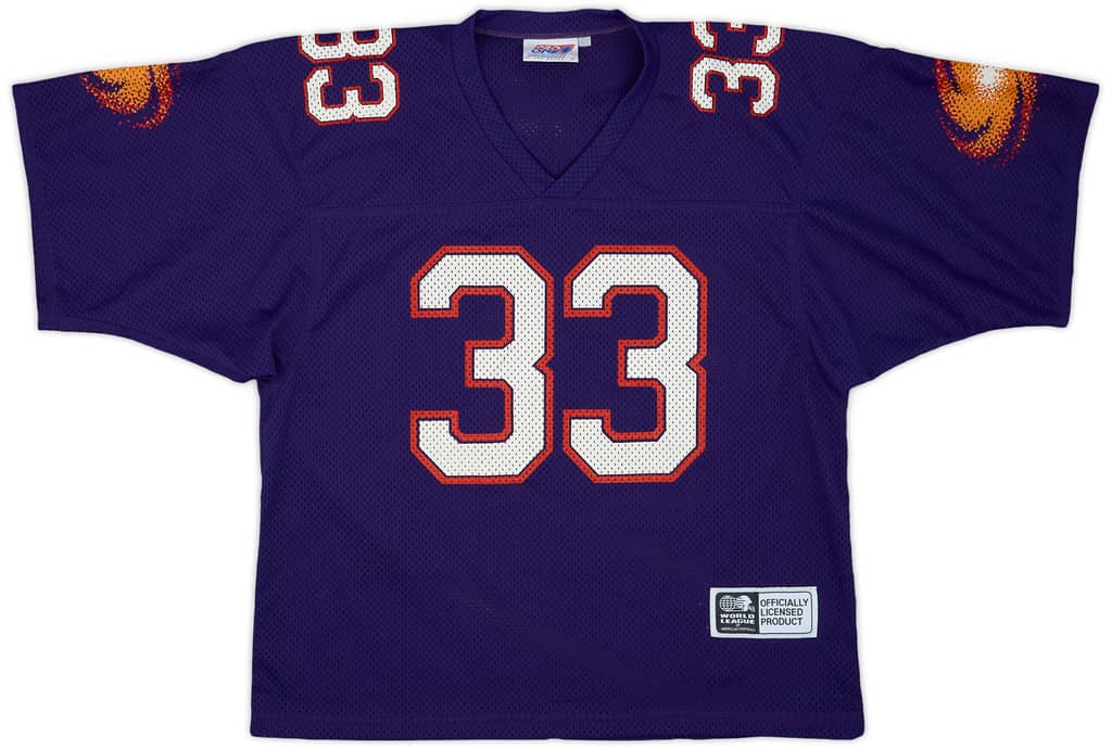 1992 Frankfurt Galaxy #33 Pro One Training Jersey - 8/10 - (L)