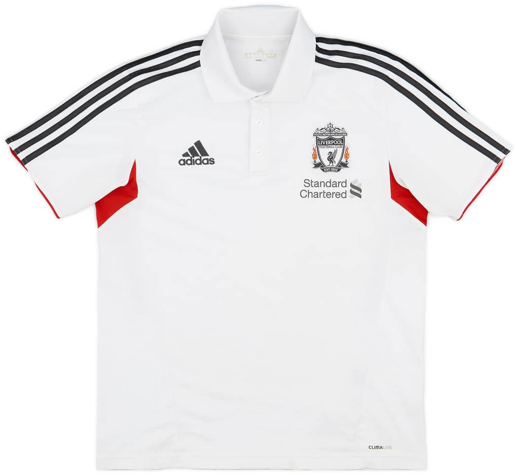 2011-12 Liverpool adidas Polo Shirt - 8/10 - (M/L)