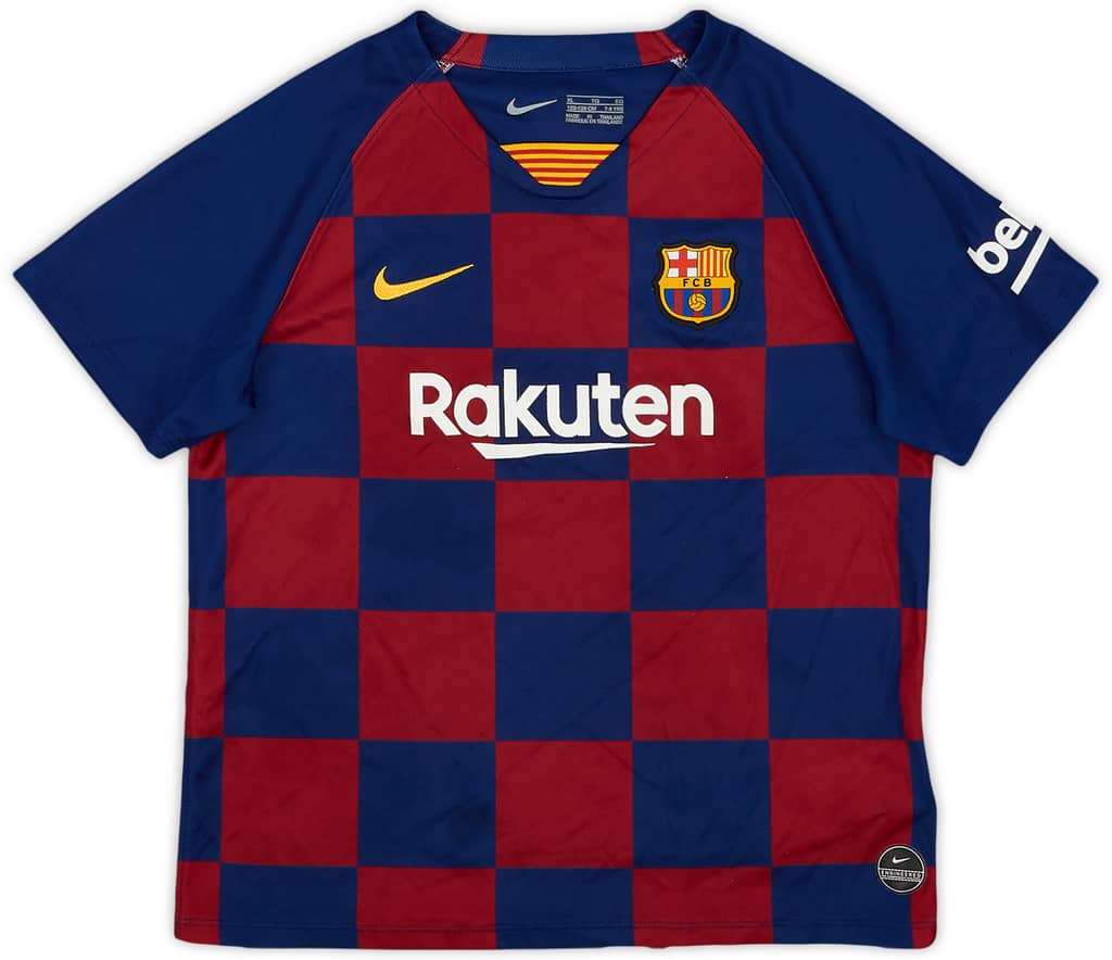 2019-20 Barcelona Home Shirt - 9/10 - (7-8 Years)